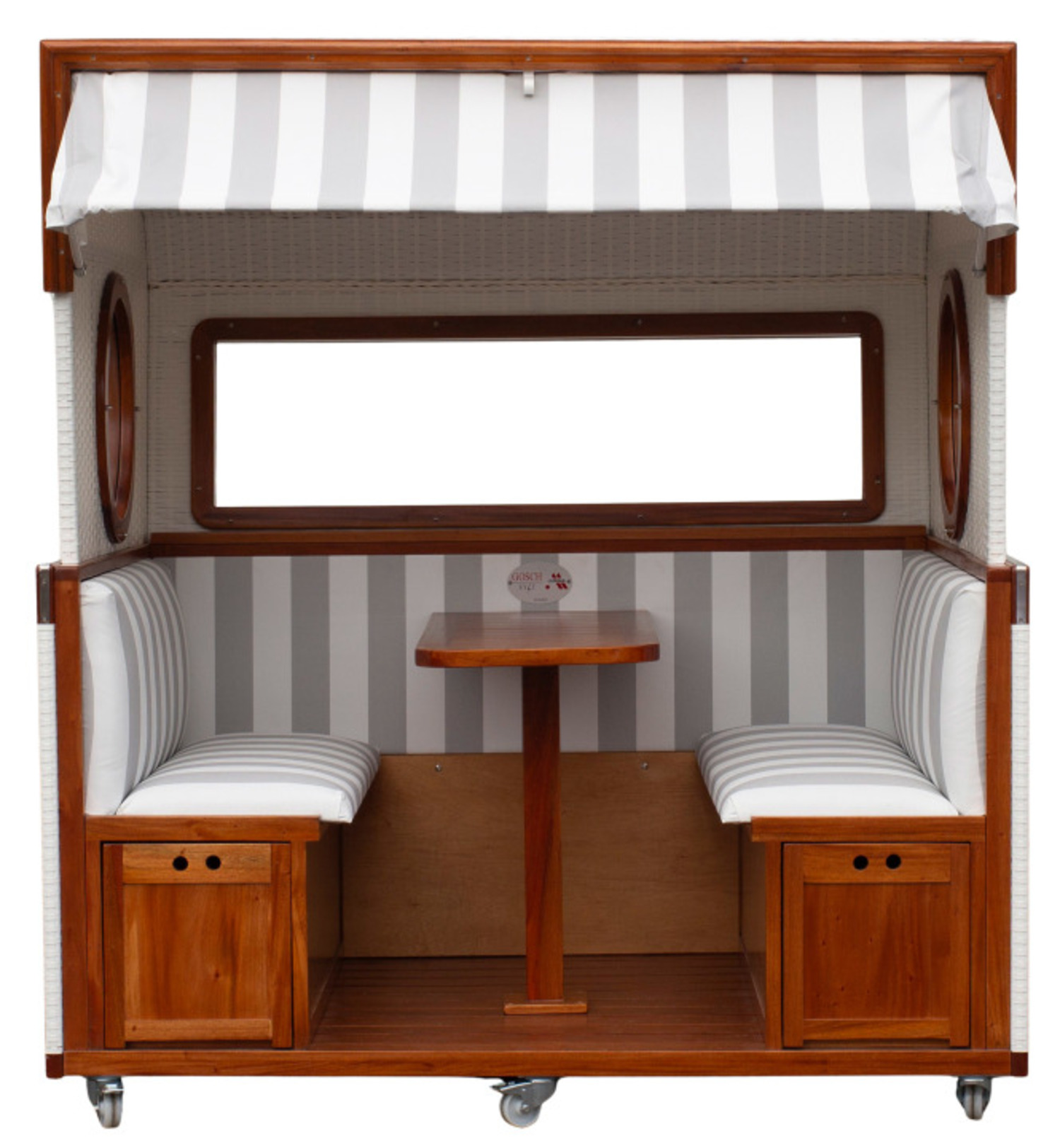 Gosch-Lounge Strandkorb 6-Sitzer durchge... Gosch-Lounge Strandkorb 6-Sitzer durchge...